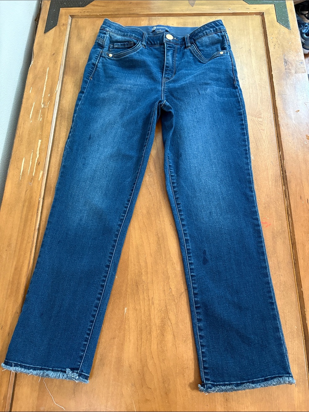 Democracy AbSolution Indigo Straight-Leg Jeans Size 8